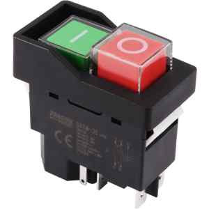 Tracon SSTM-035 Relés biztonsági kapcsoló,bepattintható,fekete kerettel 5PIN,230 VAC,12A/AC3,IP54,6,3×0,8