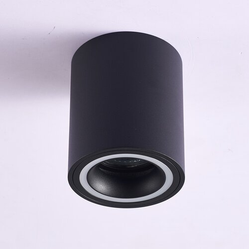 Rábalux 71160 Kobald modern beltéri ráépíthető és beépíthető lámpa GU10 1X MAX 25W IP20 fekete - Image 2