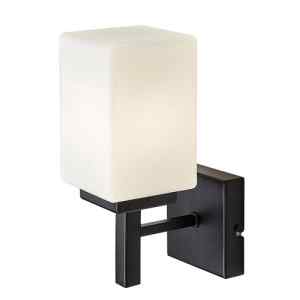 Rábalux 71061 Zenkai modern beltéri fali lámpa E14 1X MAX 10W IP44 matt fekete