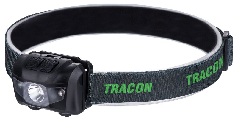Tracon HL120E Fejlámpa,elemes 3 W,120 lm,12 h,3×AAA 1,5 VDC