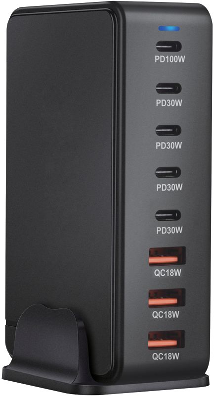 Tracon USB3A5C USB állomás 3 USB A,5 USB-C,268W