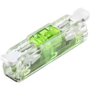 Tracon RVOGTT11 Csavar nélküli vezetékösszekötő,toldó,nyitható,átlátszó 0,5-4mm²,32A,400VAC 1P