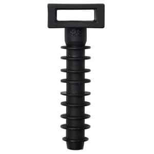 Tracon 9843 Beüthető kábelkötegelő tipli d=8mm,A=10,3×3,2mm,PA6.6