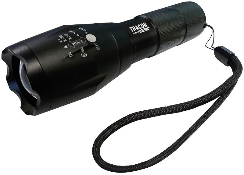 Tracon KL600B Akkumulátoros ledes kézi lámpaállítható fókusszal 4,5 W,500 lm,3 h,3,7 V,1500 mAh 18650 Li-Ion