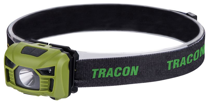 Tracon HL120B Fejlámpa,akkumulátoros,mozgásérzékelős kapcsolással 3 W,120 lm,5 h,3,7 V,1200 mAh