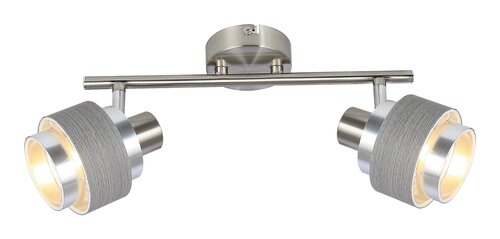 Rábalux 5380 Basil modern beltéri spotlámpa E14 2X MAX 10W IP20 szatin króm