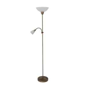 Rábalux 4019 Pearl klasszikus classic beltéri állólámpa E27 G45 1x MAX 60 + E14 40W IP20 bronz