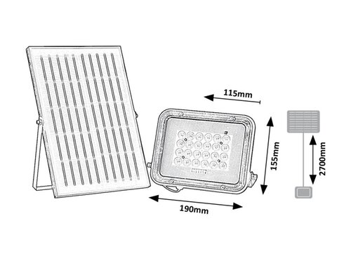Rábalux 77141 Melk,kültéri modern fali LED6,5W L19cm szolár - Image 8