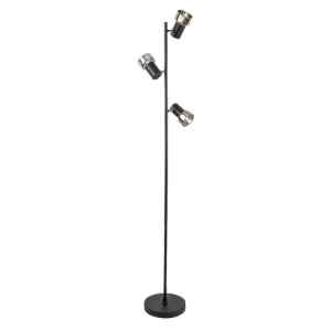 Rábalux 74279 Hatice,beltéri minimál álló E14 3xMAX15W H150cm Beltéri lámpa Állólámpa IP20 fekete üveg
