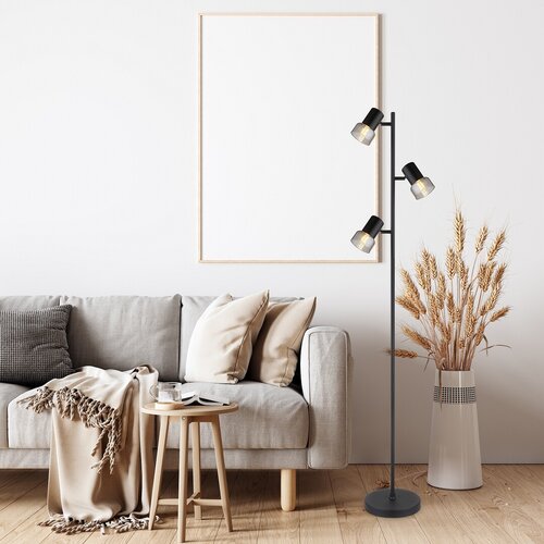 Rábalux 74279 Hatice,beltéri minimál álló E14 3xMAX15W H150cm Beltéri lámpa Állólámpa IP20 fekete üveg - Image 14