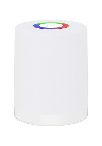 Rábalux 74209 Tipy,beltéri modern asztali LED0,8W H11,5cm RGB Beltéri lámpa Dekor IP20 fehér műanyag