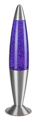 Rábalux 76115 Glitter2,lávalámpa dekor LED25W H40cm lila Beltéri lámpa Gyereklámpa IP20 ezüst üveg - Image 7