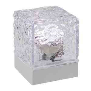 Rábalux 76022 Cubiko,beltéri dekor asztali LED 1W H9,5cm Beltéri lámpa IP20 fehér műanyag