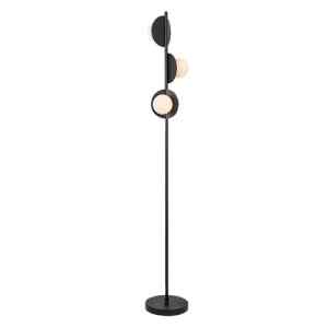 Rábalux 74223 Jules,beltéri indusztriális álló G9 3xMAX5W H160cm Beltéri lámpa Állólámpa IP20 fekete üveg