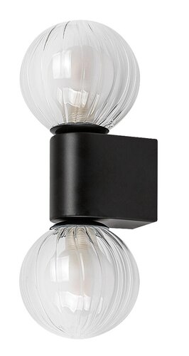 Rábalux 75022 Colzar,beltéri modern fali G9 2xMAX3,5W H28cm Beltéri lámpa Fürdőszobai IP44 matt fekete üveg - Image 6