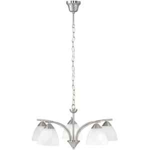 Rábalux 7205 Tristan beltéri csillár, E14 5x MAX 40W, IP20, szatin króm