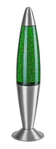 Rábalux 76113 Glitter2,lávalámpa dekor LED25W H40cm zöld Beltéri lámpa Gyereklámpa IP20 ezüst üveg - Image 10