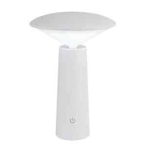 Rábalux 77146 Polperro,kültéri skandináv asztali LED 3W,H21cm,fehér kültéri lámpa dekor világítás IP20 fehér műanyag