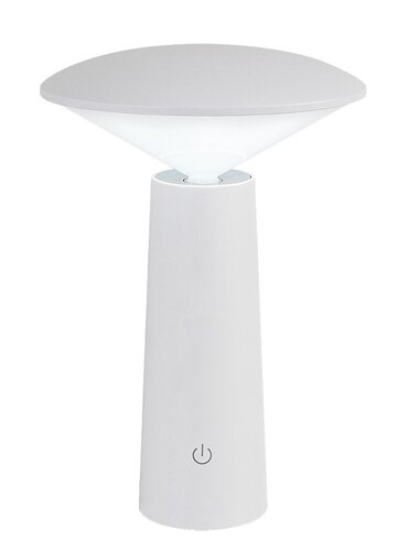 Rábalux 77146 Polperro,kültéri skandináv asztali LED 3W,H21cm,fehér kültéri lámpa dekor világítás IP20 fehér műanyag