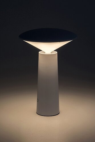 Rábalux 77146 Polperro,kültéri skandináv asztali LED 3W,H21cm,fehér kültéri lámpa dekor világítás IP20 fehér műanyag - Image 15