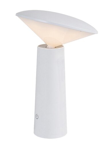 Rábalux 77146 Polperro,kültéri skandináv asztali LED 3W,H21cm,fehér kültéri lámpa dekor világítás IP20 fehér műanyag - Image 3
