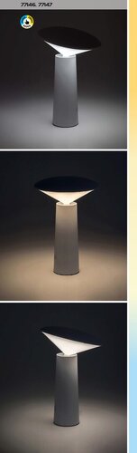 Rábalux 77146 Polperro,kültéri skandináv asztali LED 3W,H21cm,fehér kültéri lámpa dekor világítás IP20 fehér műanyag - Image 9