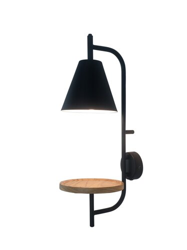 Rábalux 71293 Azome,beltéri modern fali E27 1xMAX15W H50cm Beltéri lámpa IP20 bükk fém