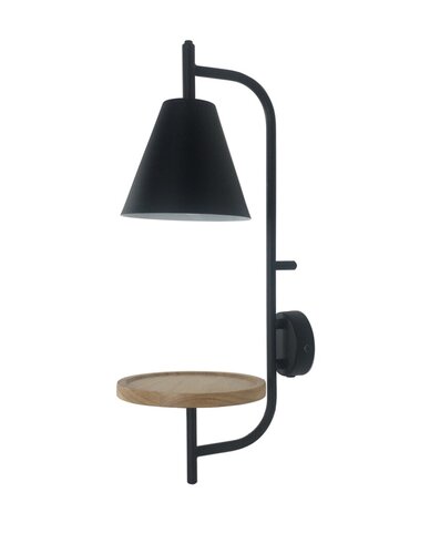Rábalux 71293 Azome,beltéri modern fali E27 1xMAX15W H50cm Beltéri lámpa IP20 bükk fém - Image 2