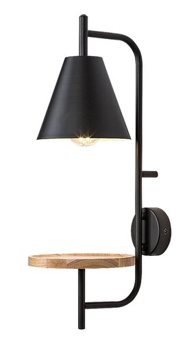 Rábalux 71293 Azome,beltéri modern fali E27 1xMAX15W H50cm Beltéri lámpa IP20 bükk fém - Image 7