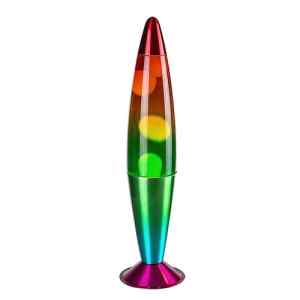 Rábalux 76111 Lollipop dekor Rainbow2,lávalámpa,25W,sokszínű Beltéri lámpa Gyereklámpa IP20 többszínű üveg
