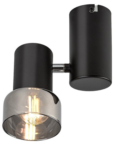 Rábalux 73052 Hatice,beltéri minimál mennyezeti E14 1xMAX15W L15,5cm Beltéri lámpa Spotlámpa IP20 fekete üveg - Image 4