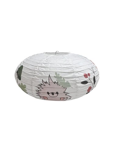 Rábalux 71190 Hedgy,beltéri gyerek lámpa papír mennyezeti D50cm süni Beltéri Gyereklámpa IP20 fehér