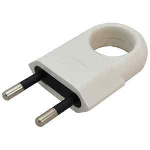 Tracon TCSDLH Szerelhető csatlakozódugó,lapos húzható H03VV-F2x0,75 1×EURO,250VAC,max.10A