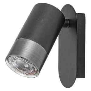 Rábalux 5069 Zircon minimál beltéri fali lámpa GU10 1X MAX 5W IP20 matt fekete