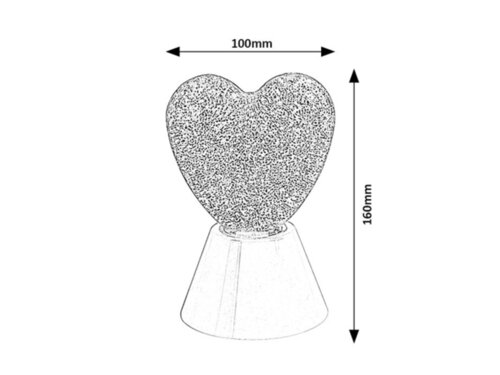 Rábalux 76040, Sparkly, dekor lámpa, LED, 0,8 W,IP20, fehér - Image 9