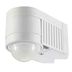 Tracon TMB-118 Mozgásérzékelő,fali,sarokelemmel,fehér 230V,50Hz,360°,1-12m,10s-15min,3-2000lux,IP44