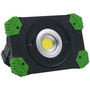 Tracon STLFLU20W Akkumulátoros LED szerelő reflektor powerbank funkcióval 20W, 4000 K, 3,7 V, 6600 mAh, Li-Ion, 2000 lm, 3 h, IP54
