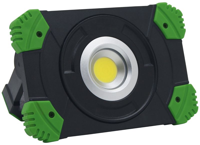 Tracon STLFLU20W Akkumulátoros LED szerelő reflektor powerbank funkcióval 20W, 4000 K, 3,7 V, 6600 mAh, Li-Ion, 2000 lm, 3 h, IP54