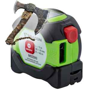 Tracon MSZDIG Mérőszalag és lézeres távolságmérő, autolock L=5m, W=19mm, R=40m