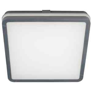 Tracon MFKNA24CCT LED mennyezeti lámpa színhőállító kapcsolóval,antracit 230V,50Hz,24W, 2500lm, 3000K/4000K/6500K, IP65,D=290mm,EEI=F