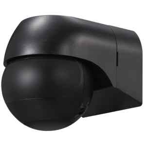 Tracon TMB-112XB Mozgásérzékelő, infra, falon kívüli, fekete 220-240 VAC, 12 m, 360°, 10 s-15 min, <3-2000 lx, IP44