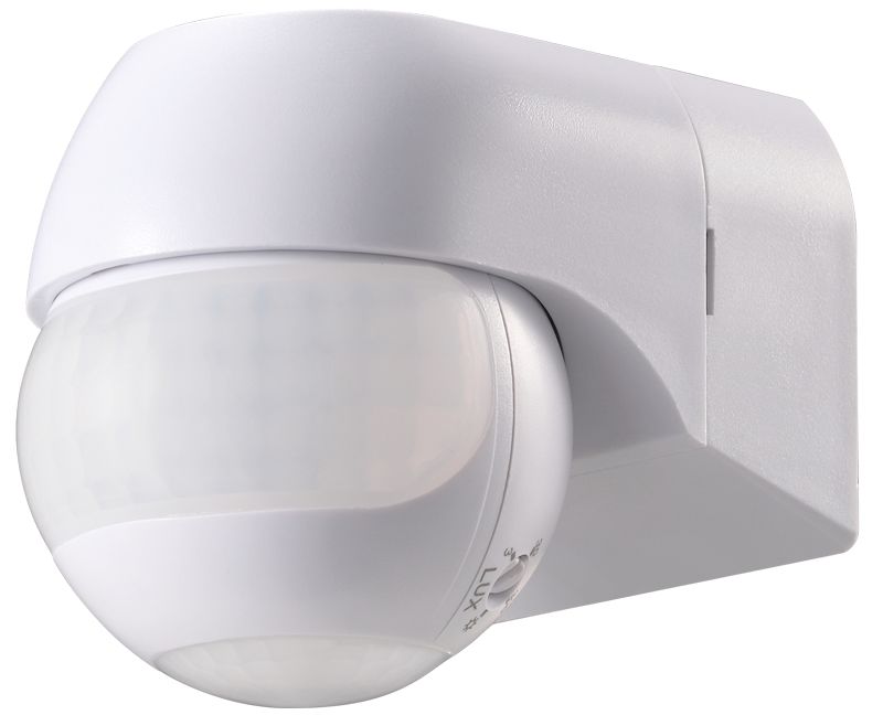 Tracon TMB-112X Mozgásérzékelő, infra, falon kívüli, fehér 220-240 VAC, 12 m, 360°, 10 s-15 min, <3-2000 lx, IP44