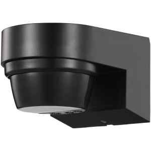 Tracon TMB-118XB Mozgásérzékelő, infra, falon kívüli, fekete 220-240 VAC, 12 m, 360°, 10 s-15 min, <3-2000 lx, IP65