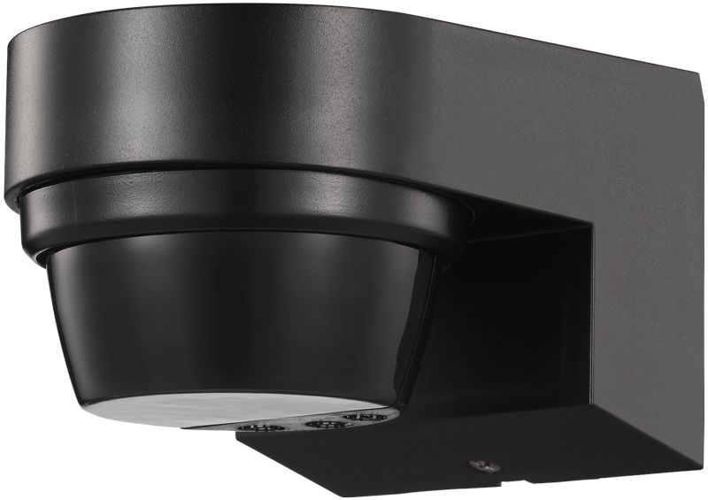 Tracon TMB-118XB Mozgásérzékelő, infra, falon kívüli, fekete 220-240 VAC, 12 m, 360°, 10 s-15 min, <3-2000 lx, IP65