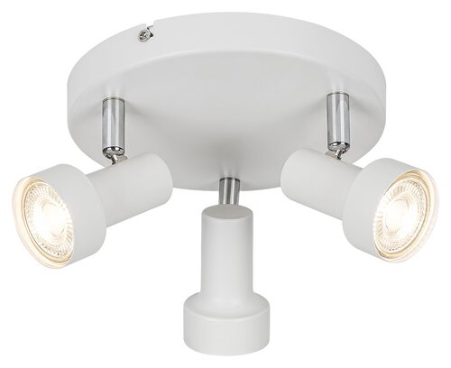 Rábalux 5356 Konrad hagyományos beltéri spotlámpa GU10 3x MAX 50W IP20 fehér