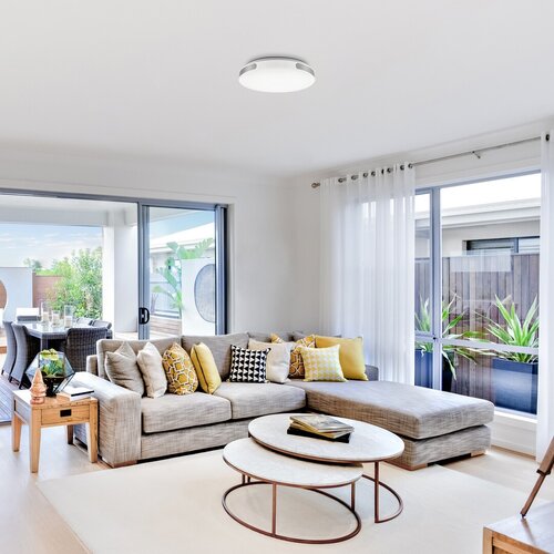 Rábalux 6490 Danuta LED Mennyezeti Lámpa 24W – Matt Króm, 1730 lm, Természetes Fehér (4000K), Ø40 cm, Modern - Image 6