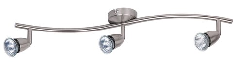 Rábalux 5993 Norman hagyományos beltéri spotlámpa GU10 3x MAX 50W IP20 szatin króm