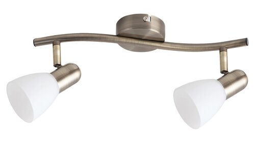 Rábalux 6307 Soma klasszikus beltéri spotlámpa E14 2x MAX 40W IP20 bronz