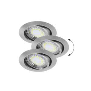 Rábalux 1166 Lite hagyományos beltéri ráépíthető és beépíthető lámpa GU10 1x MAX 50W IP40 szatin króm