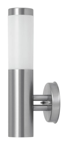 Rábalux 8262 Inox torch kültéri kültéri fali lámpa, E27 1x MAX 25W, IP44, szatin króm